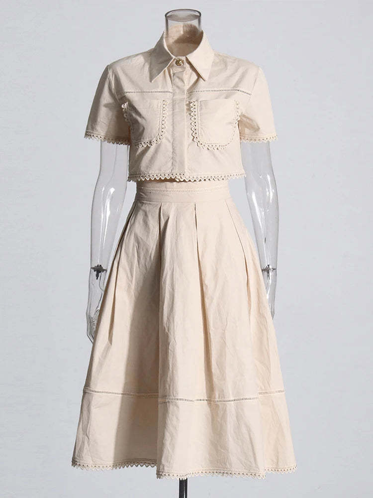 The Montclair Minimalist Skirt Set