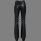 The Willa Leather Pants in 212 black | Lavishly Me