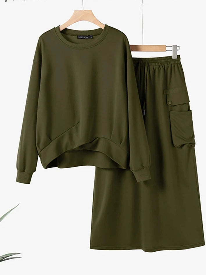 The Cyra Hooded Luxe Lounge Set