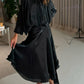 The Juliette Folded Lace-Up Dress