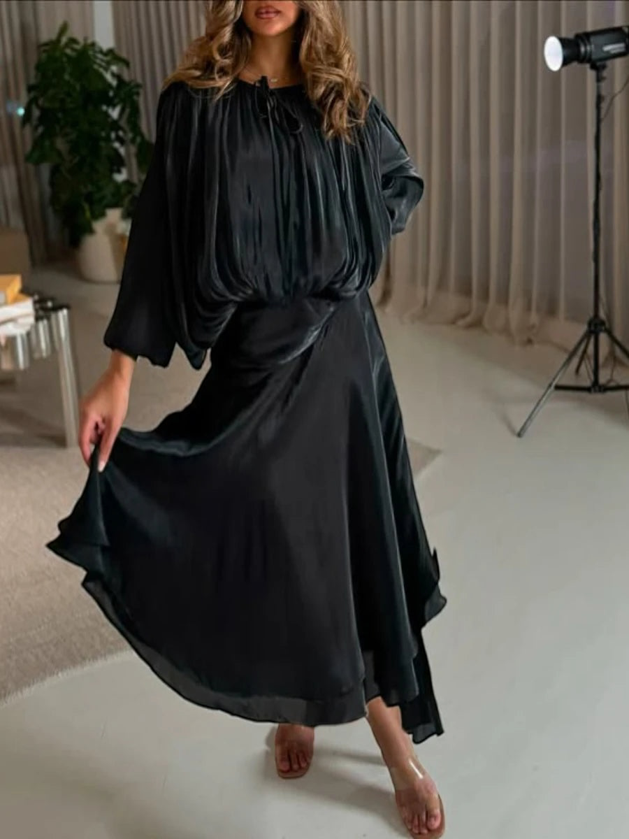 The Elara Folded Corset Dress