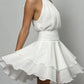 The Capri Backless Ruffle Dress from the Date Night Edit at Lavishly Me