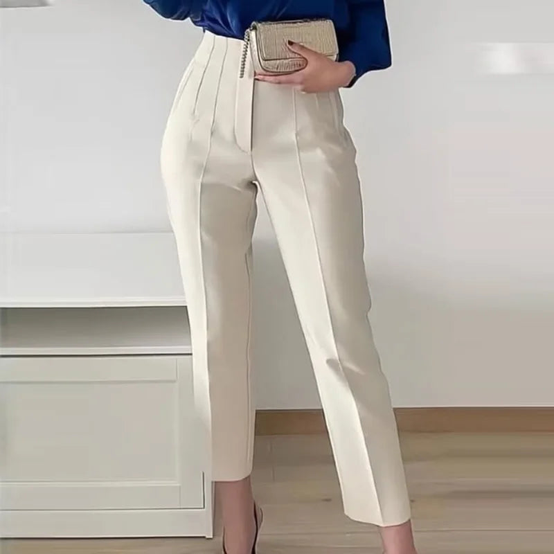 The Sutton High-Waist Cropped Trousers from the Boss Energy at Lavishly Me