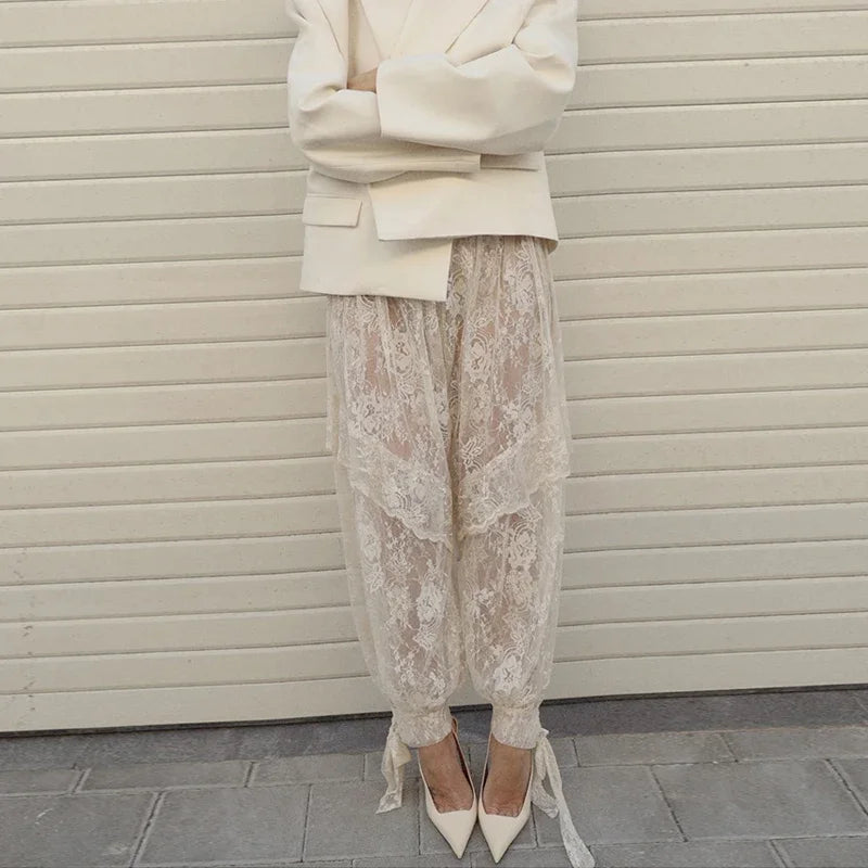 The Chantilly Lace Wide-Leg Pants