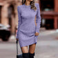 The Amara O-Neck Screw Thread Mini Dress