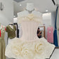The Flora Appliqué A-Line Mini Dress in PINK | Lavishly Me