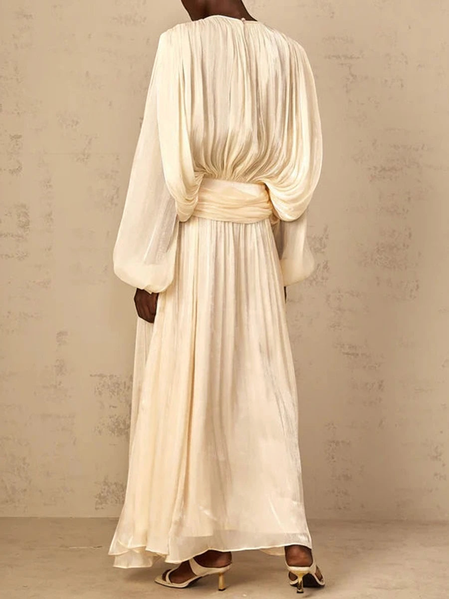 The Elara Folded Corset Dress