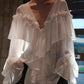 The Delphine Sheer Ruffle Blouse from the After Dark at Lavishly Me