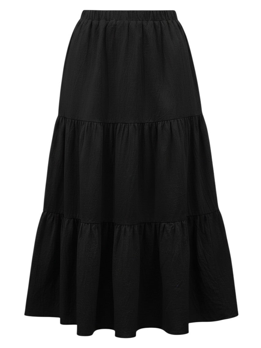 The Solana Pleated Swing Skirt