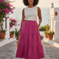 The Solana Pleated Swing Skirt