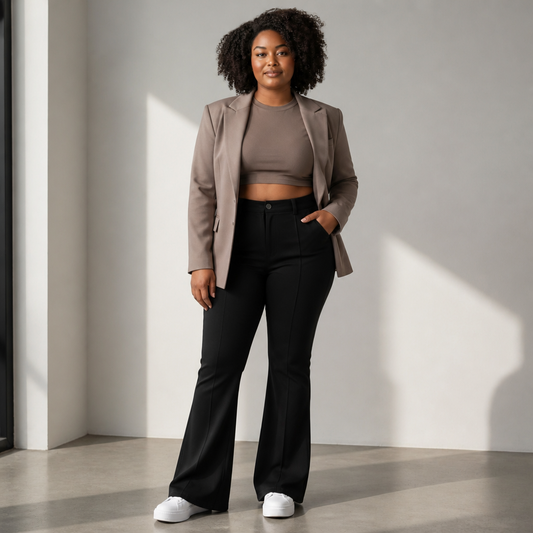 The Verona Tailored Flare Pants