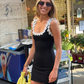 The Fleur Square-Neck Dress