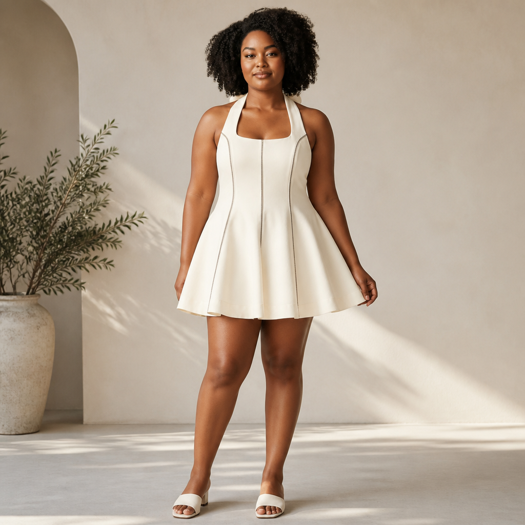 The Mariposa Bow Halter Mini