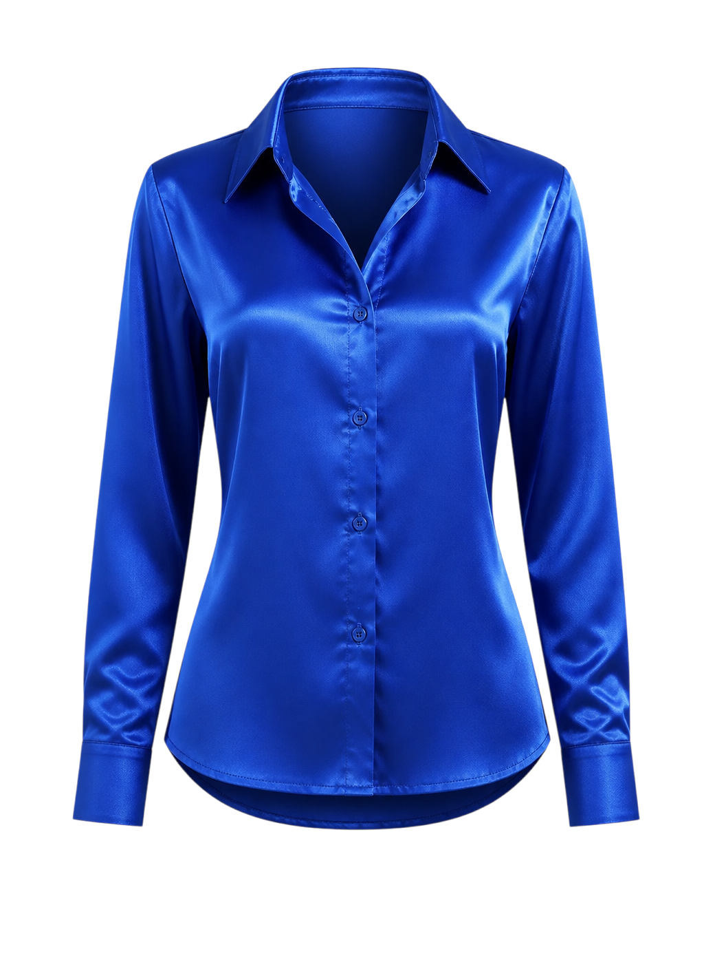 The Laurent Satin Button-Down