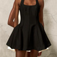 The Celeste Bow Halter Dress