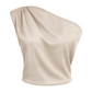 The Amélie Off-Shoulder Satin Top