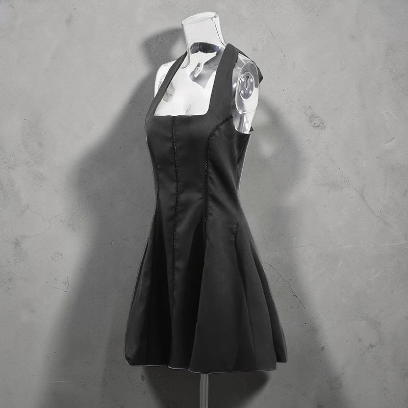 The Celeste Bow Halter Dress