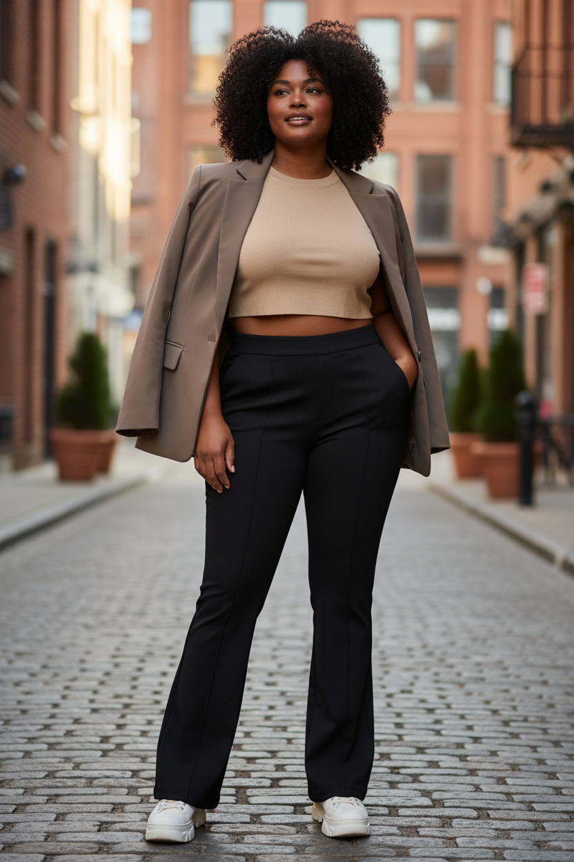 The Verona Tailored Flare Pants