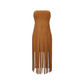 The Sahara Tassel Crop Top in black | Lavishly Me