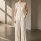 The Opaline Pearl Backless Blazer