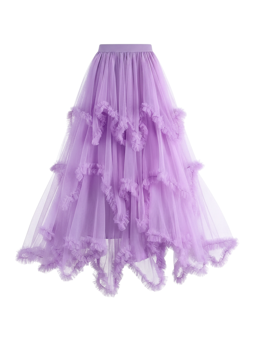 The Celestine Tulle Tiered Skirt