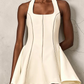 The Celeste Bow Halter Dress