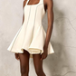 The Celeste Bow Halter Dress