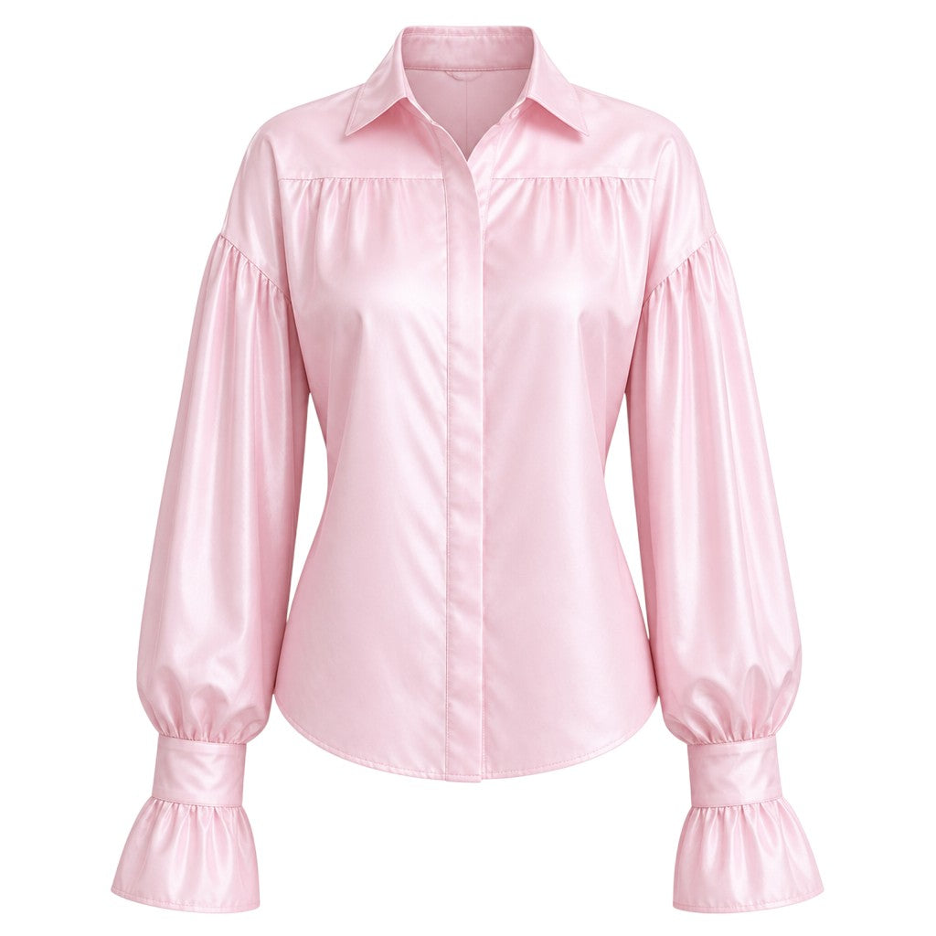 The Bellamy Flare-Sleeve Blouse