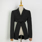 Victoire White Casual Blazer